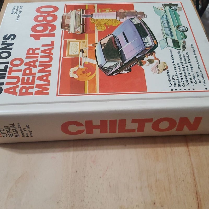 Chilton's Auto Repair Manual 1980