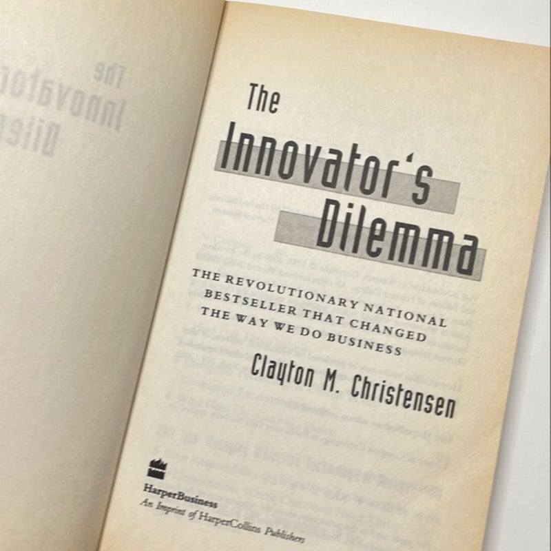 The Innovator's Dilemma