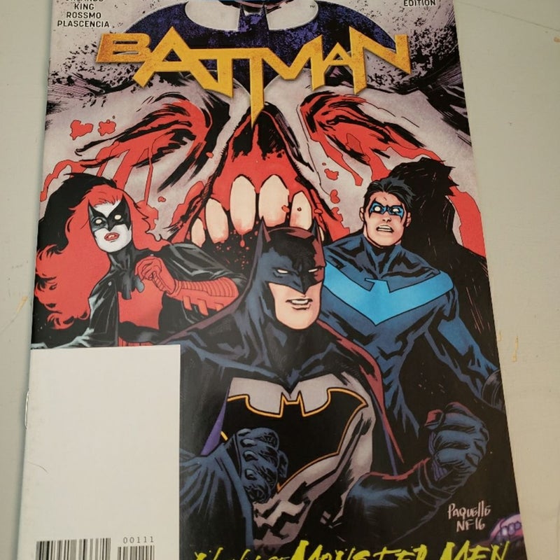 DC Comics Batman Rebirth #1 Night Of The Monster Men Halloween Comicfest Edition 