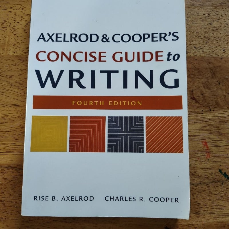 Axelrod and Cooper's Concise Guide to Writing