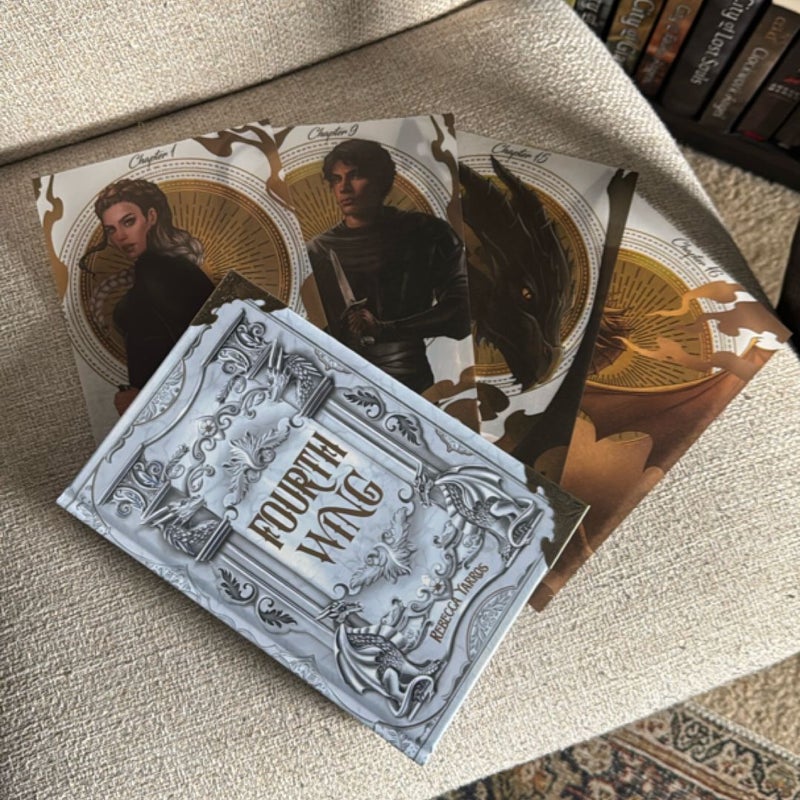 Fourth Wing Bookish Box SEALED OOP includes Page Overlays