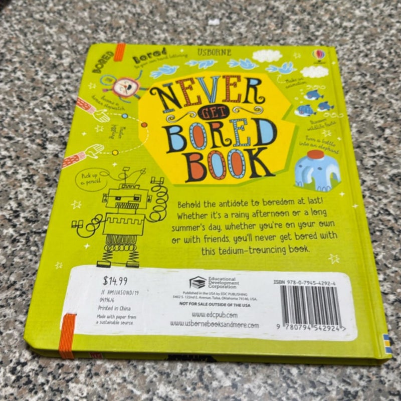 Never Get Bored Book IR