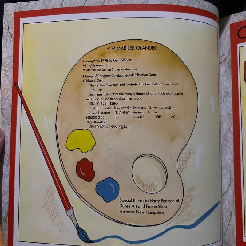 The Art Box by Gail Gibbons, Paperback Pangobooks