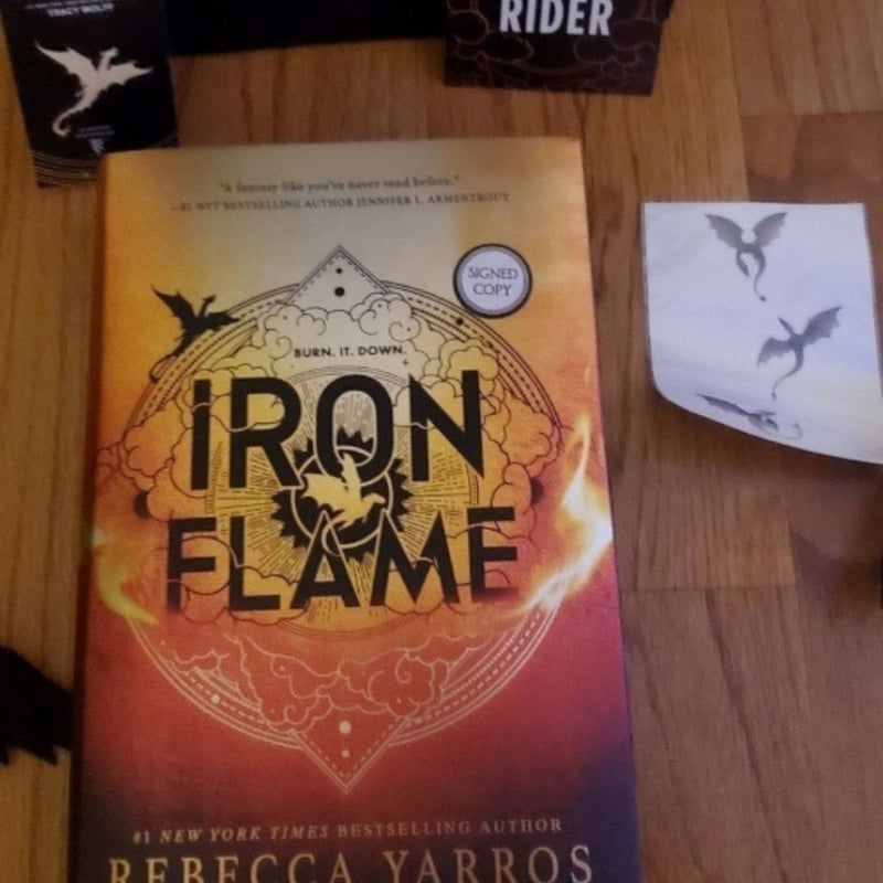 Iron Flame Signed