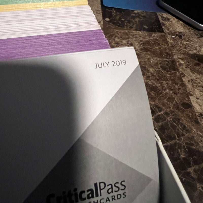 Critical Pass MBE flashcards 2019
