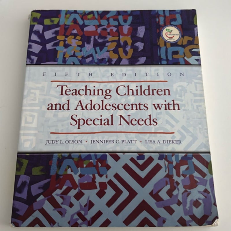 Teaching Children and Adolescents with Special Needs