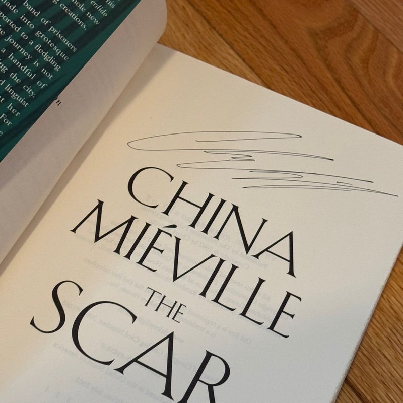 SIGNED BY AUTHOR - The Scar