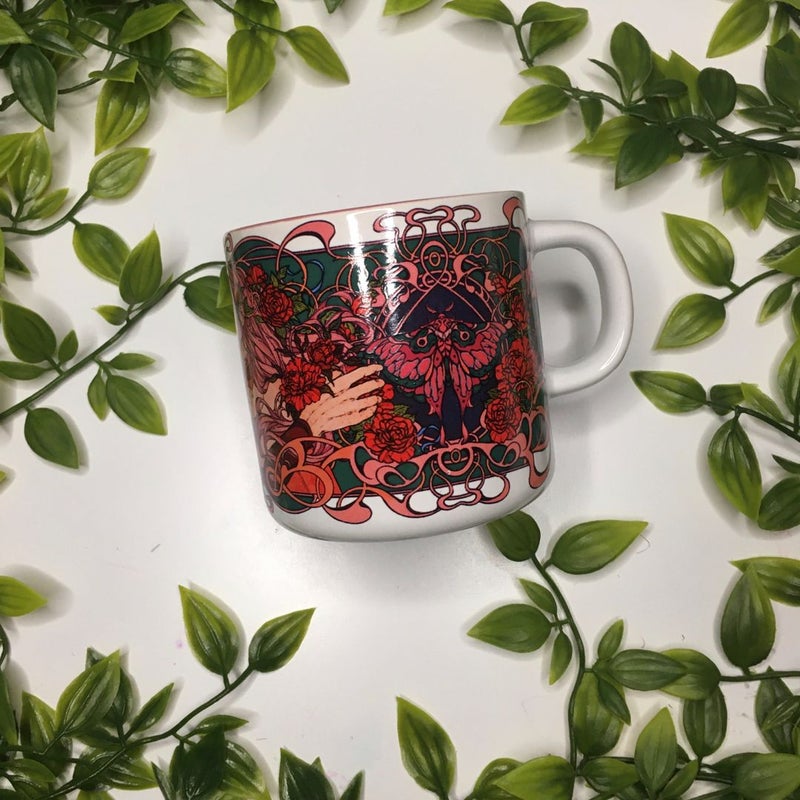 The Crimson Moth Ceramic Mug FairyLoot Exclusive 