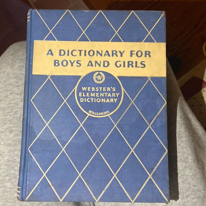A Dictionary For Boys And Girls