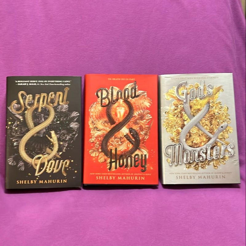 Serpent and Dove series - Fairyloot Exclusive editions