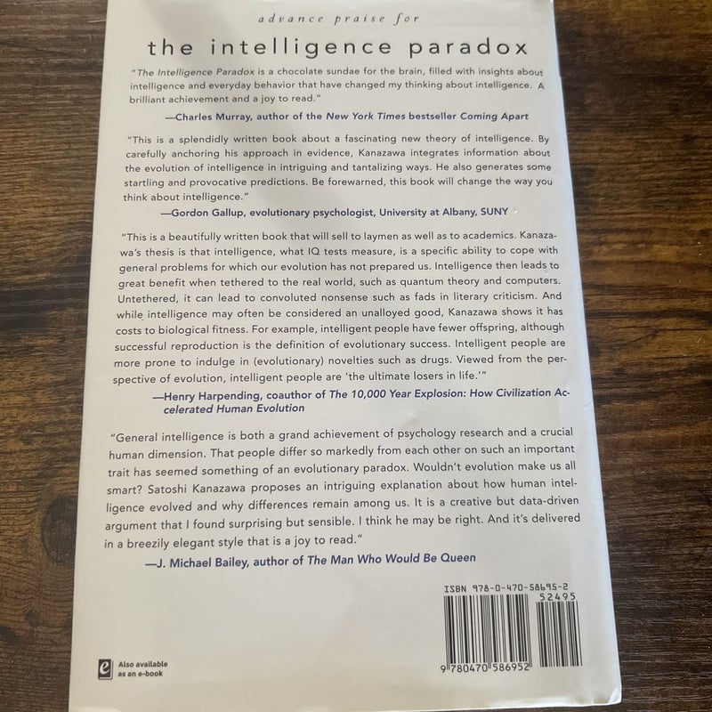 The Intelligence Paradox