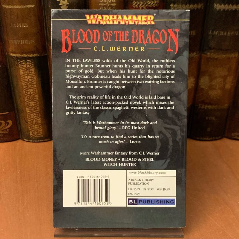 Warhammer: Blood of the Dragon, Brunner the Bounty Hunter, First Edition First Printing