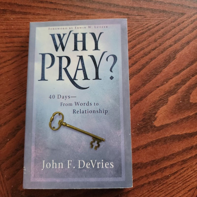 Why Pray? (purple)