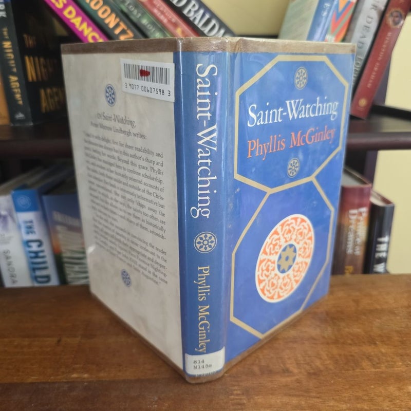 VINTAGE 1969 Saint-Watching by Phyllis McGinley (EX-LIBRARY) 