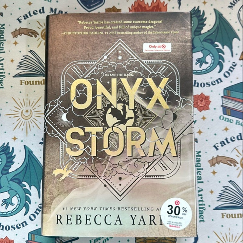 Onyx Storm Target Edition Author Signature