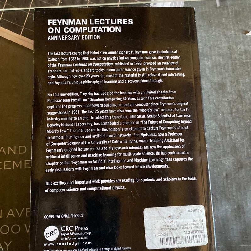 Feynman Lectures on Computation 