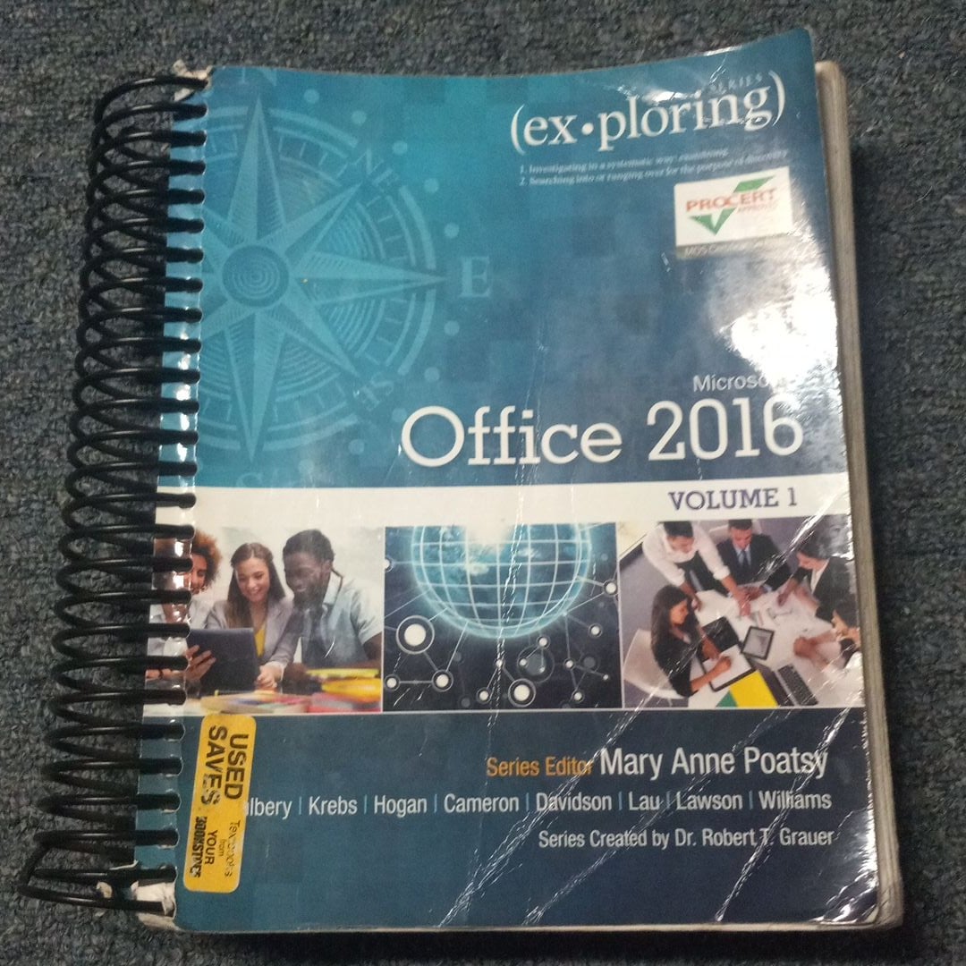 Microsoft Office 2016 volume 1 by Mary Anne Poatsy, Paperback | Pangobooks