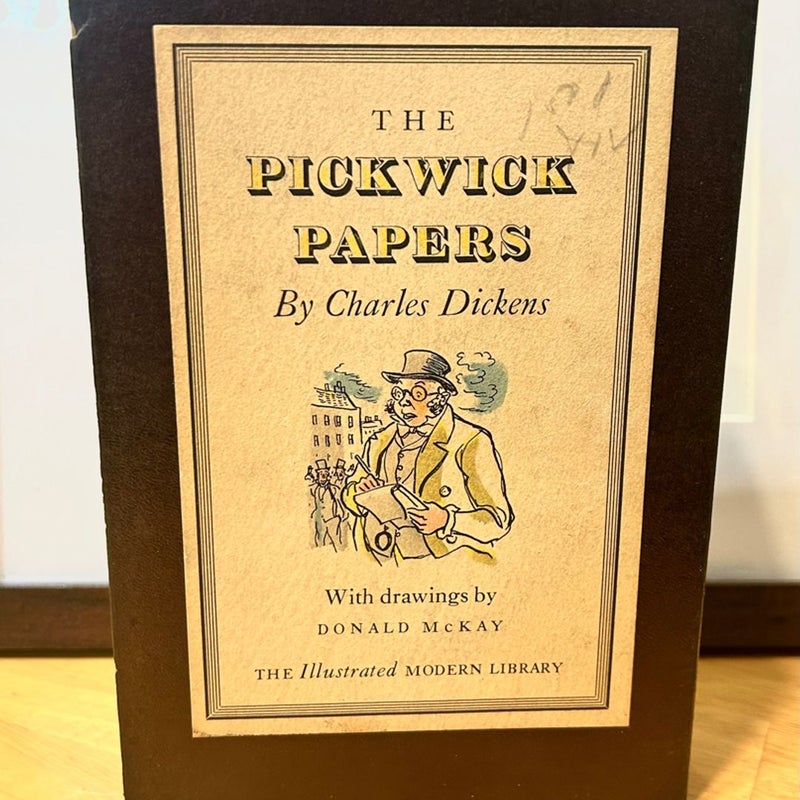 The Posthumous Papers Of The Pickwick Club By Charles Dickens 1943 A.S. Barnes 