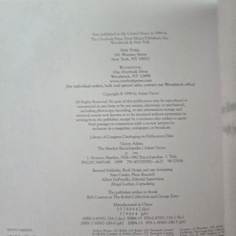 The Marilyn Encyclopedia