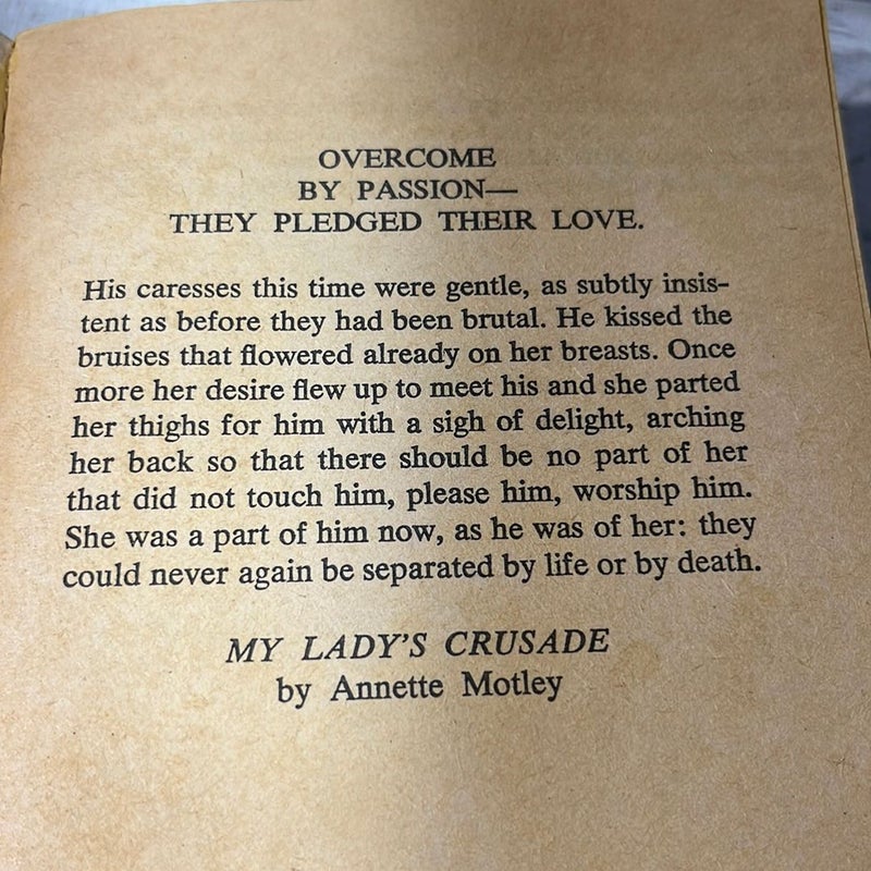 My Lady’s Crusade