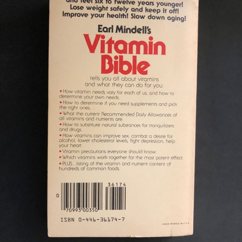 Earl Mindell’s Vitamin Bible