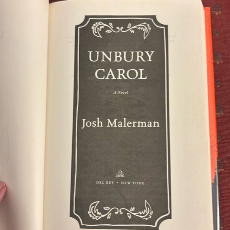 Unbury Carol/Signed by Author