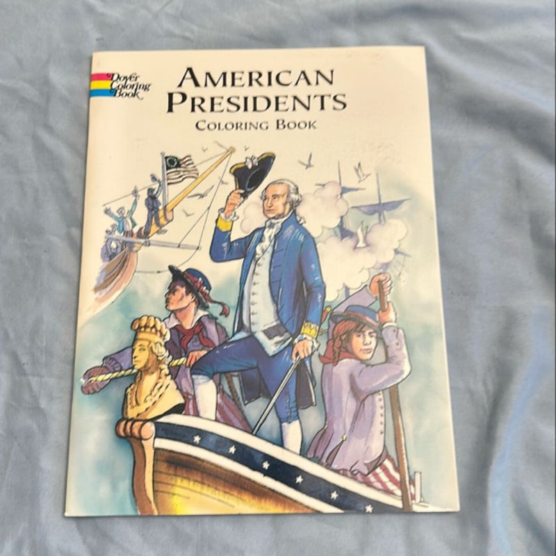 American Presidents Coloring Book