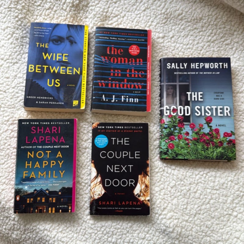 The wife between us The Woman in the Window, thriller bundle 