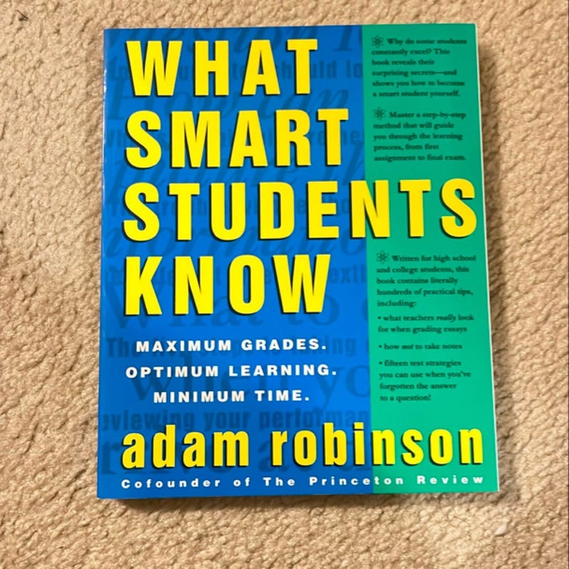 What Smart Students Know