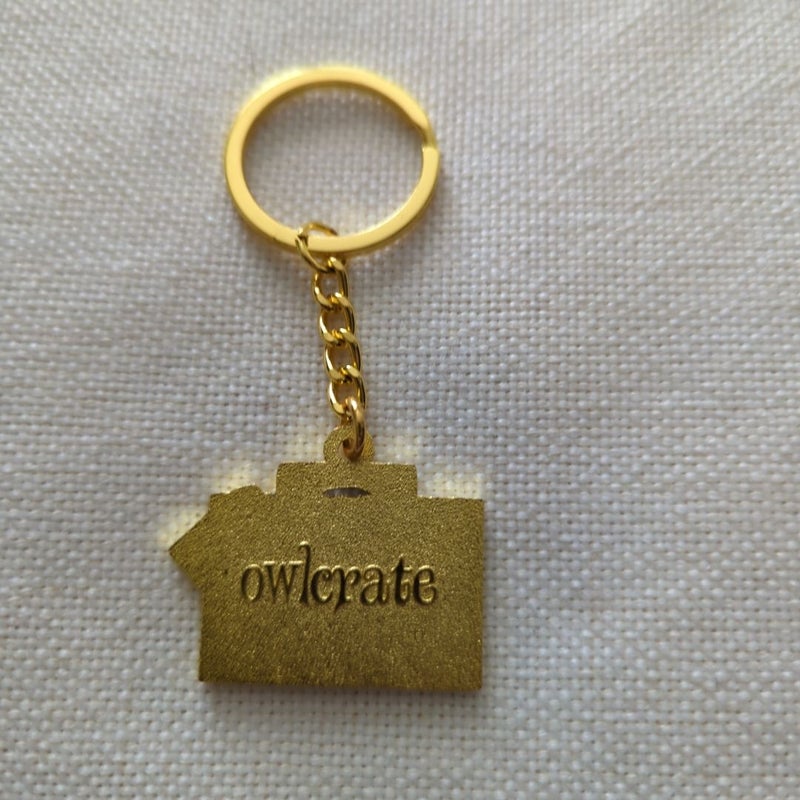 OwlCrate Exclusive A Court of Thorns and Roses Keychain

