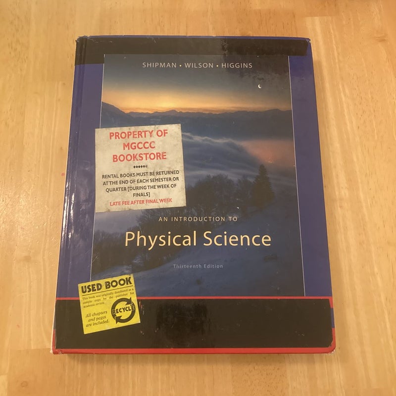 An Introduction to Physical Science