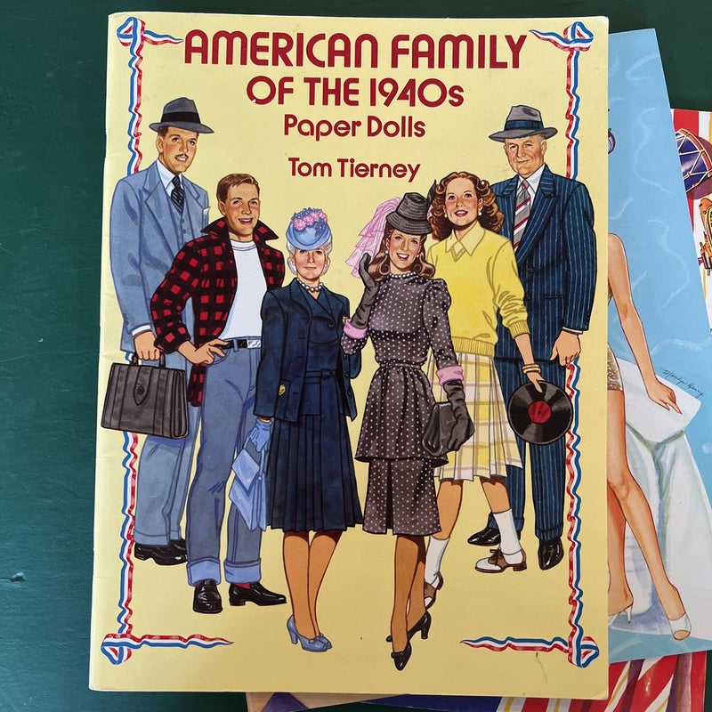 paper dolls lot