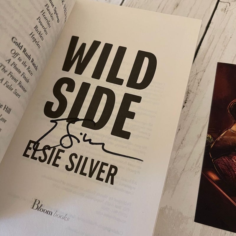 Hand Signed WILD SIDE *Deluxe* Mountain Spine by ELSIE SILVER (w/ Art Print)