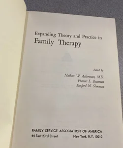 Expanding Theory and Practice in Family Therapy 