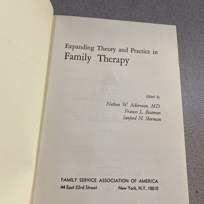 Expanding Theory and Practice in Family Therapy 