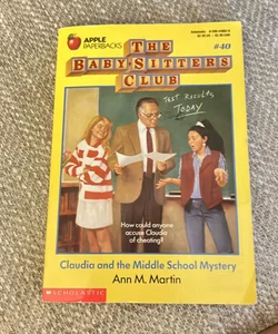 The Babysitters Club Claudia and Middle School Mystery