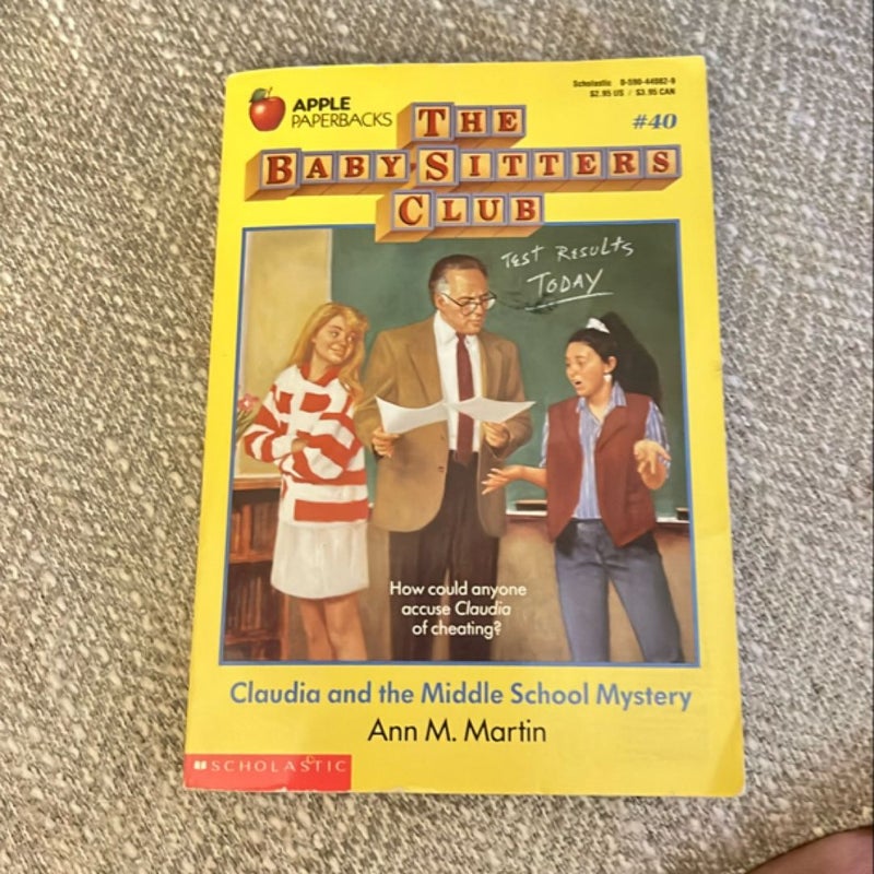 The Babysitters Club Claudia and Middle School Mystery