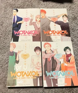 Wotakoi: Love Is Hard for Otaku 1 , 2, 3 & 4 