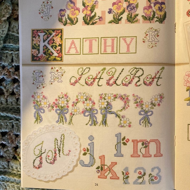 The Ultimate Flower Alphabet Cross Stitch Book