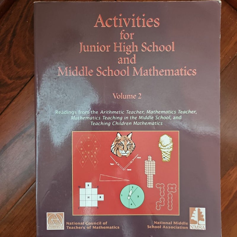 Activities for Junior High School and Middle School Mathematics, Volume 2