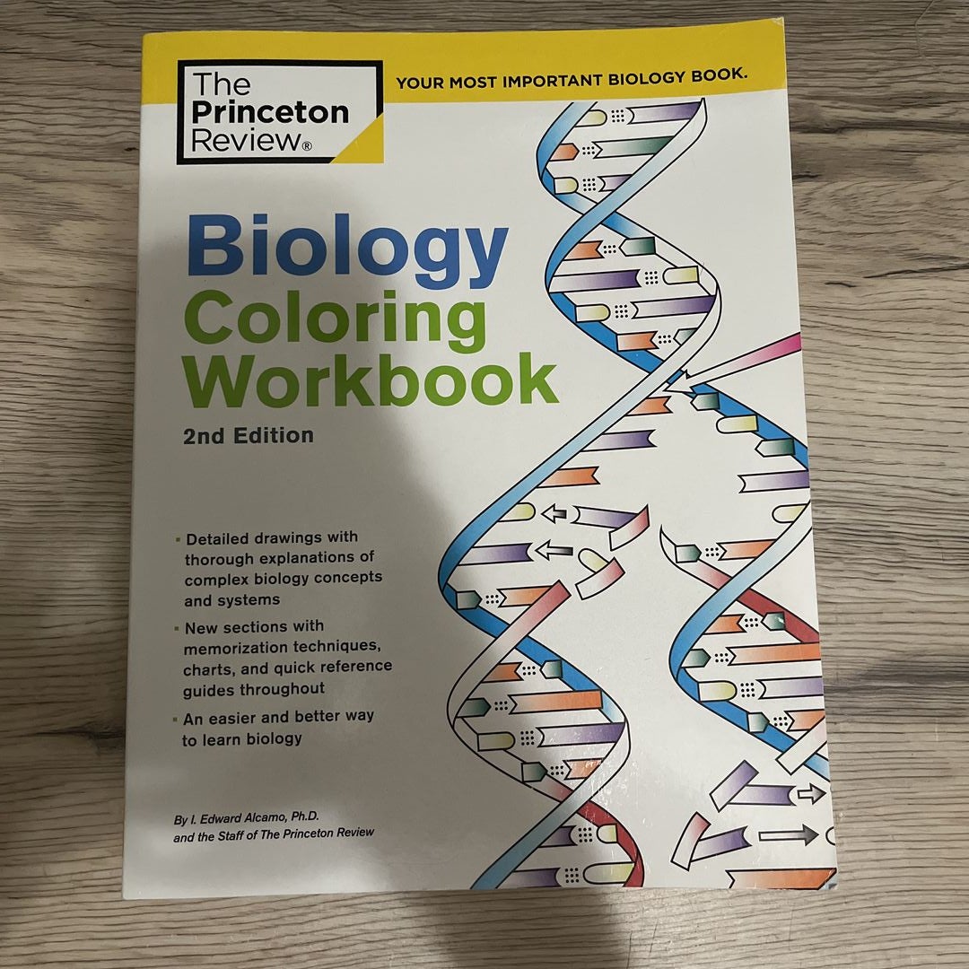 Biology Coloring Workbook, 2nd Edition by The Princeton The Princeton ...
