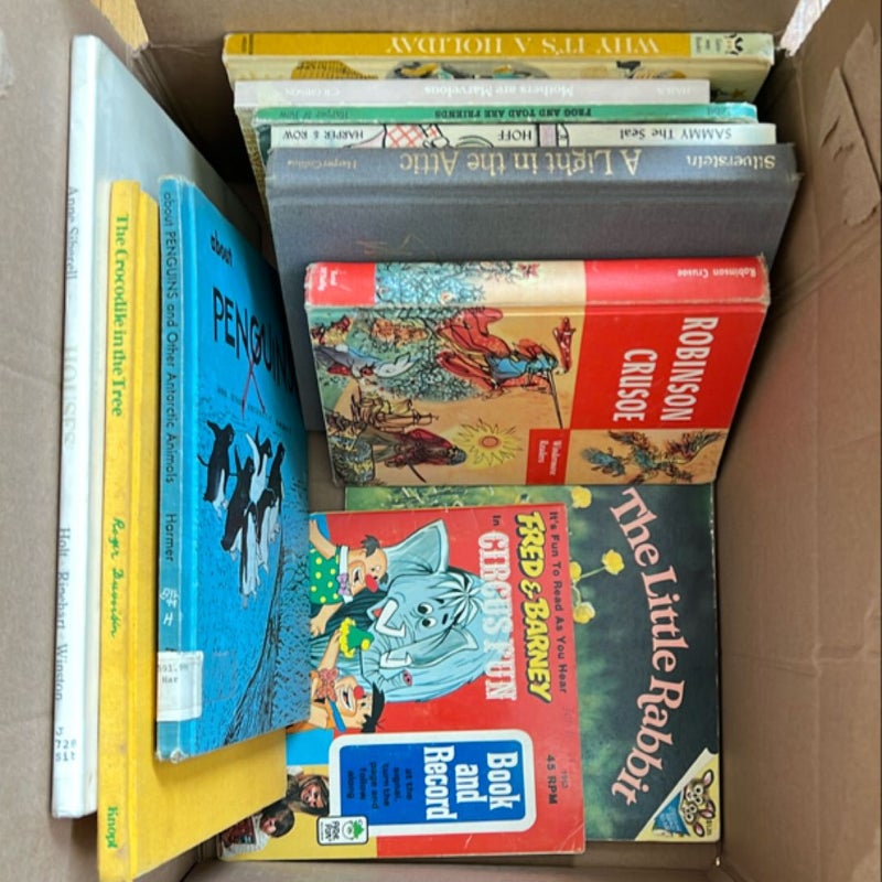 Box of Various Children’s Books