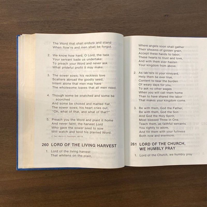 Lutheran Worship Large Print Edition Hymns (1985)