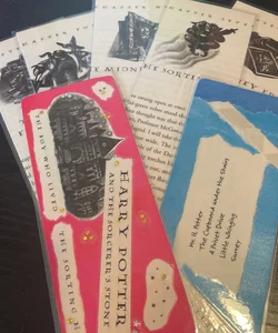 Handmade Harry Potter Theme Bookmarks