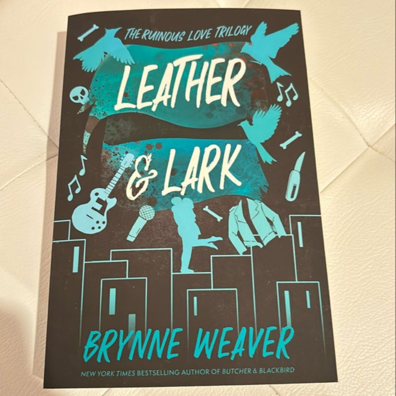 SIGNED 1st EDITION Leather and Lark