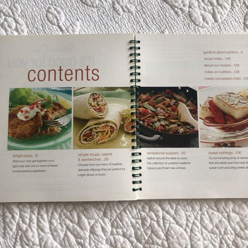 The Pampered Chef Its Good For You Cookbook