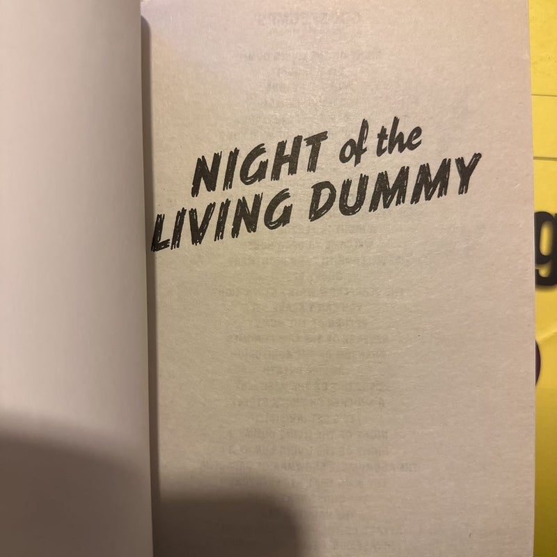 Night of the Living Dummy