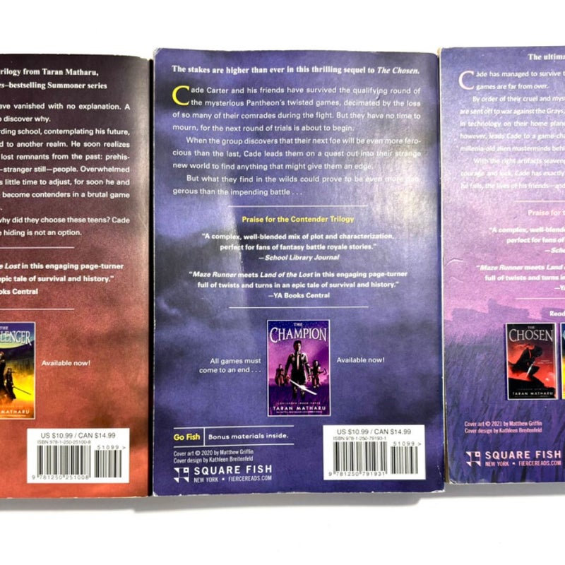 Contender Trilogy-3 book Lloyd