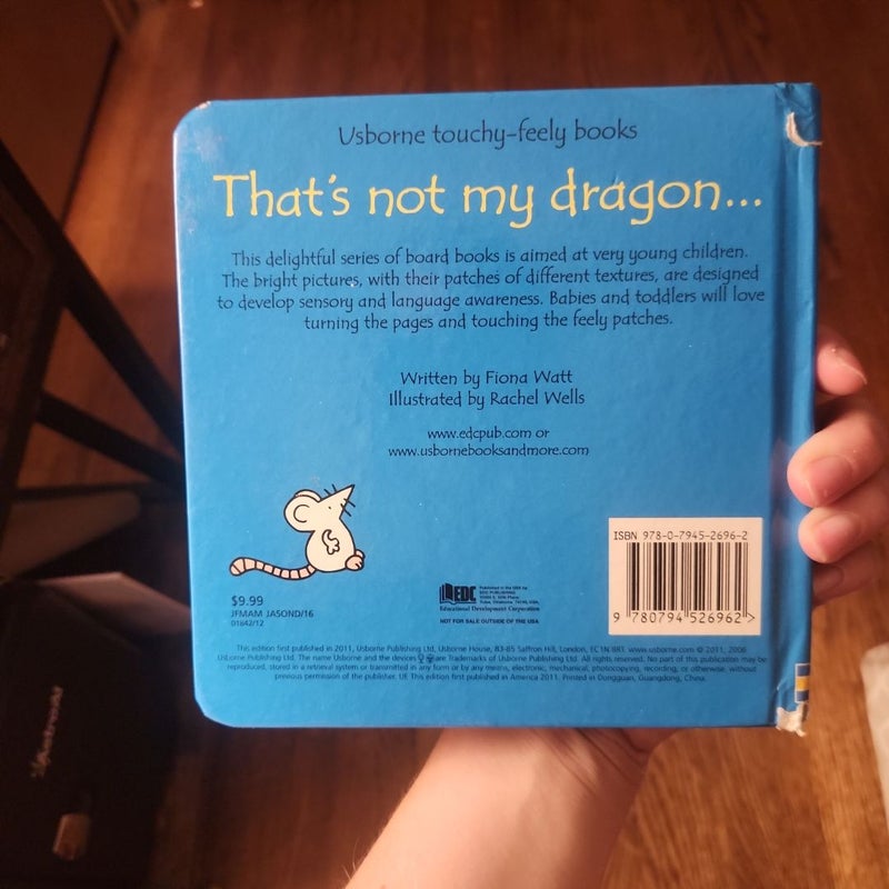 Usborne Touchy- Feely Books: Thats Not My Dragon...