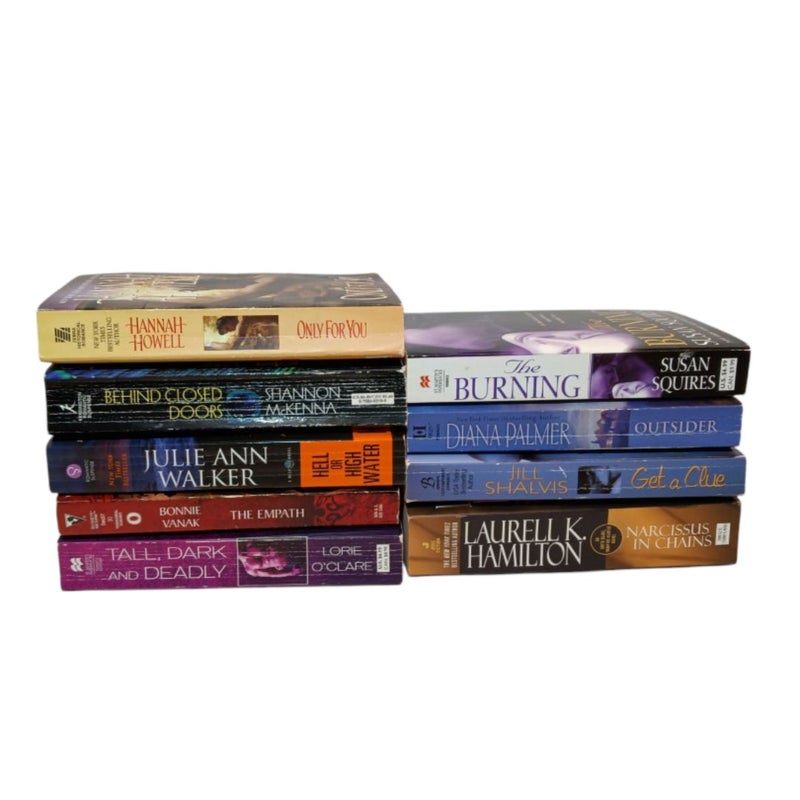 Romance Novel Bundle Lot Of 9 